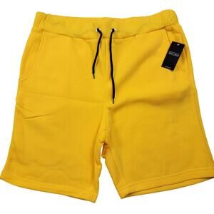 Arthur Beale Fleece Shorts Yellow XL Men’s Casual Sweat New With Tags
